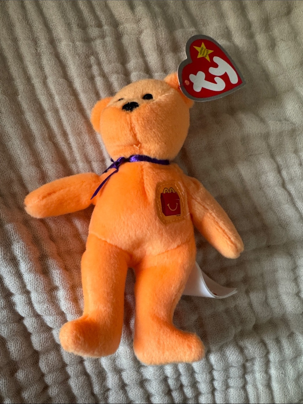 McDonald’s 2004 Vintage “Happy Meal the Bear” Happy Meal Beanie Baby